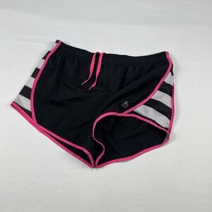 RBX Black Elastic Waist Drawstring Pull On Activewear Running Athletic Shorts L